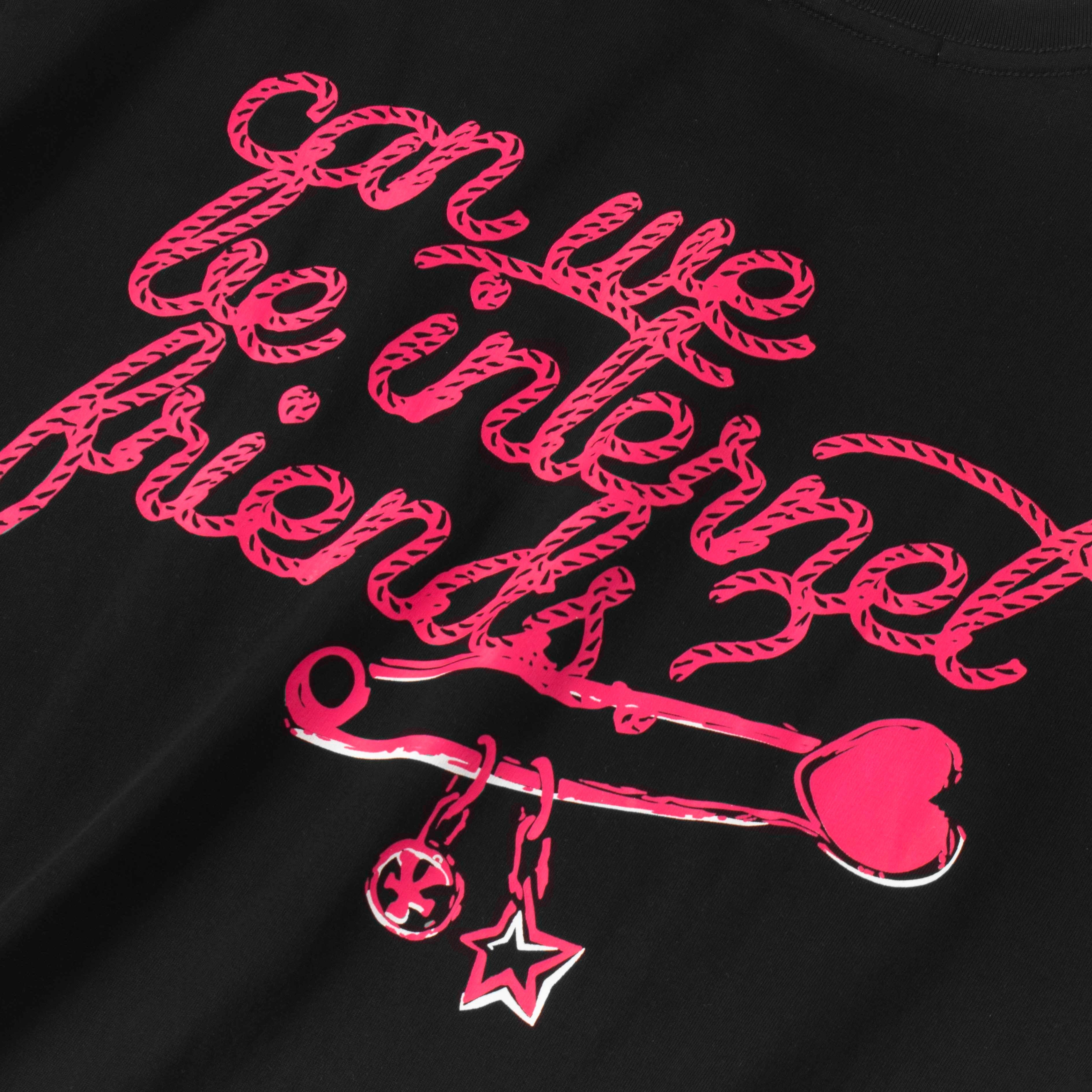 Internet Friends Relaxed T-shirt - Black