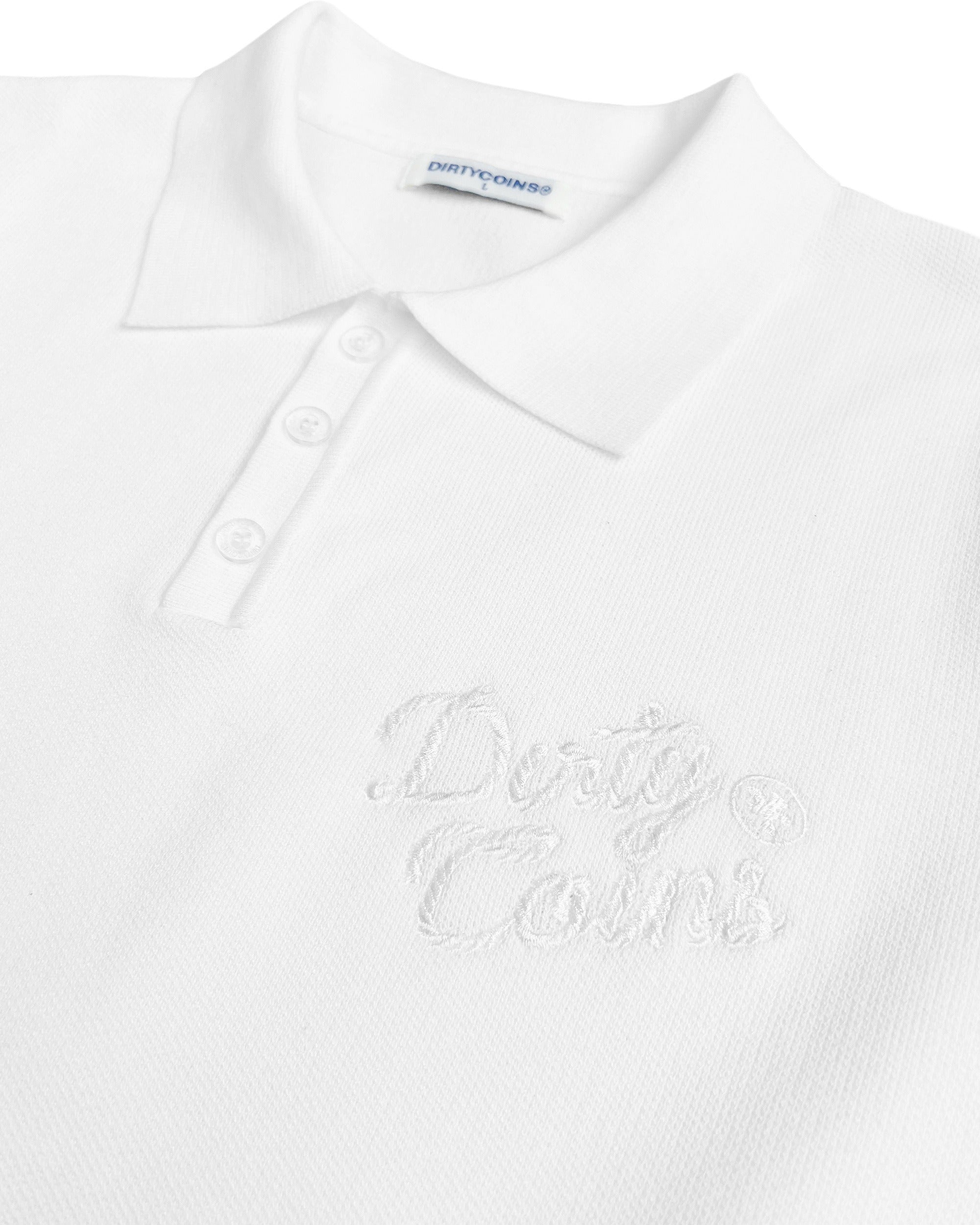 DirtyCoins Rope Embroidery Knit Polo