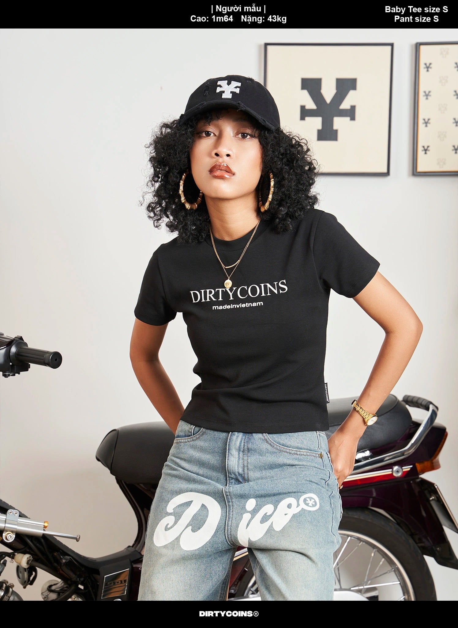 Y Logo Cap - Black