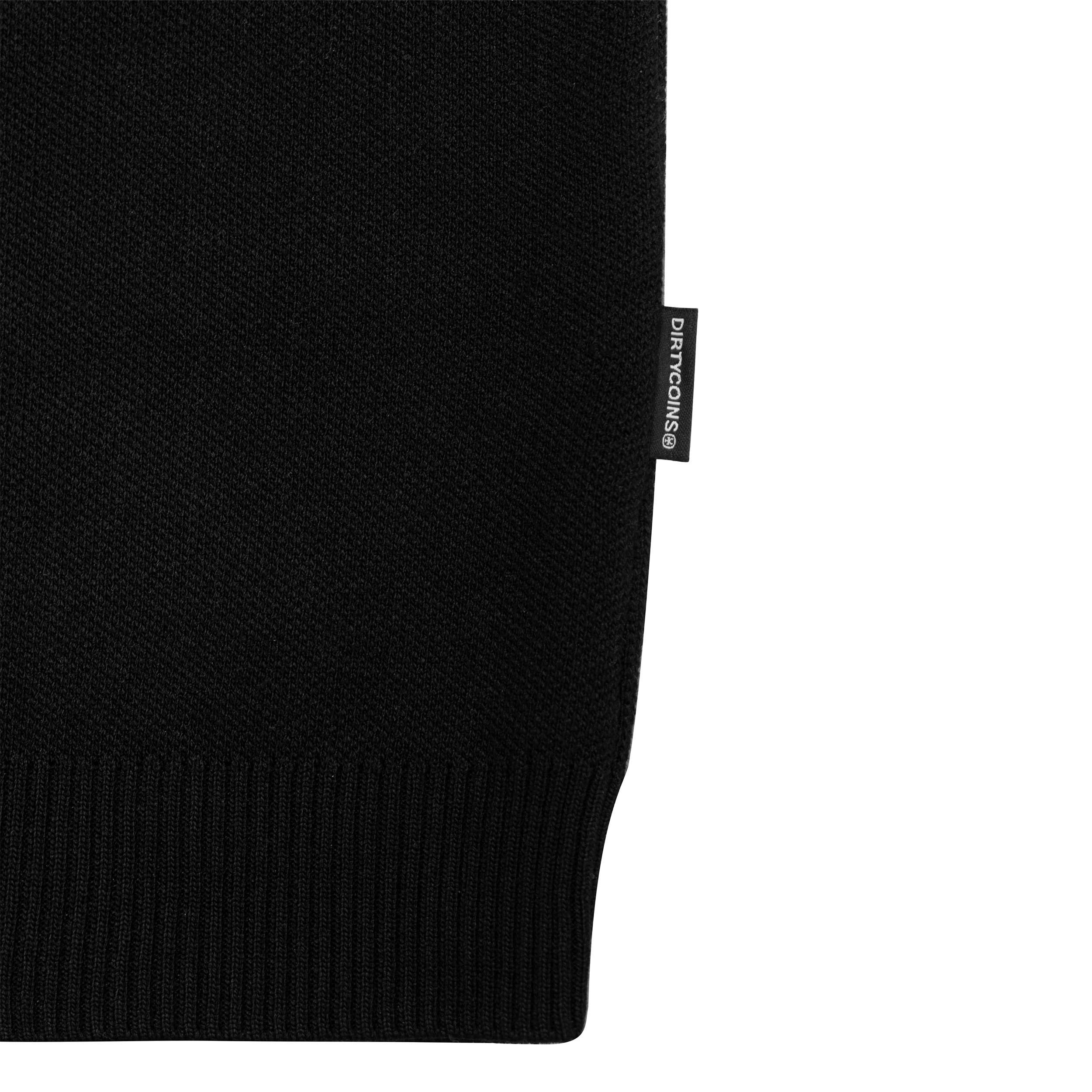 DirtyCoins Rope Embroidery Knit Polo