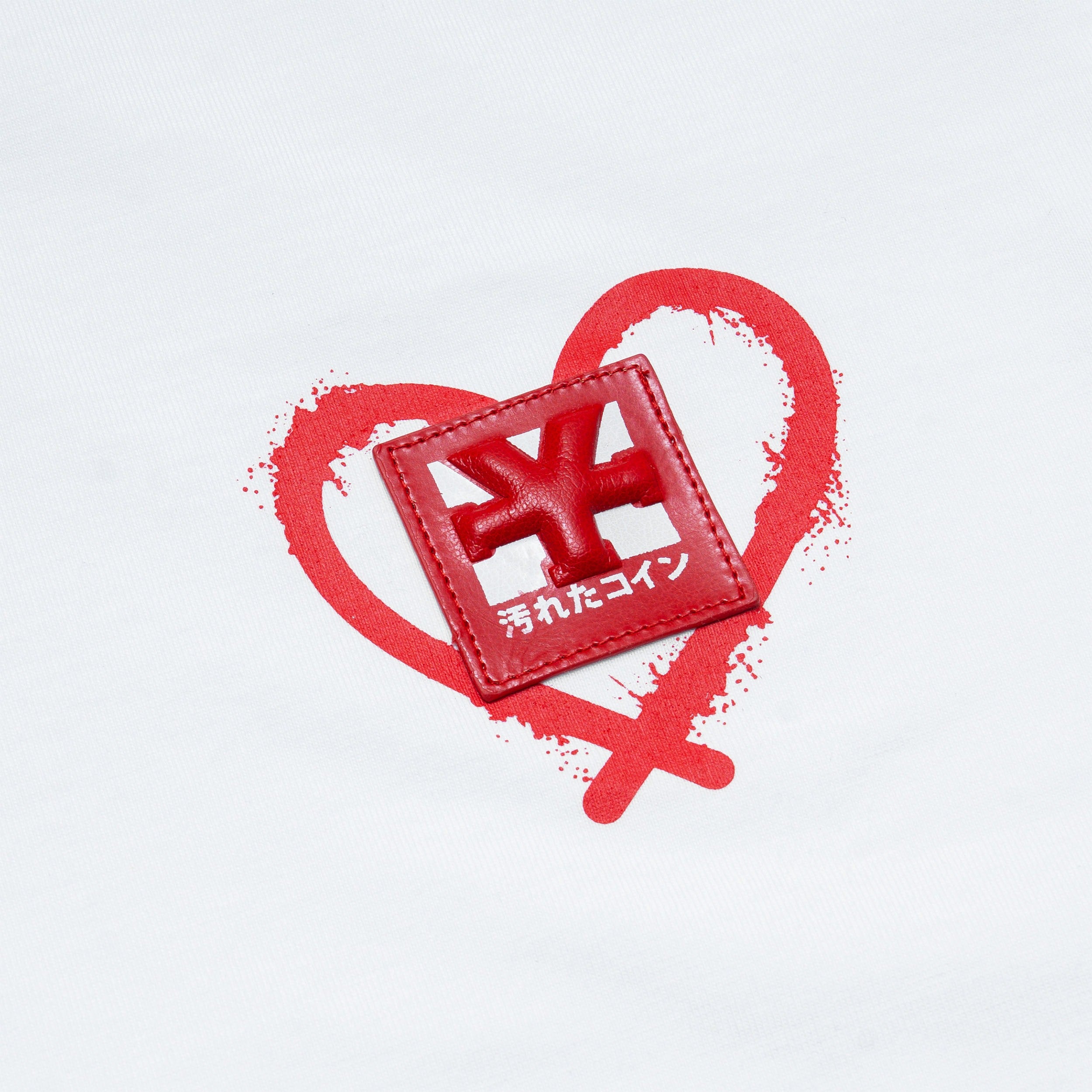 DirtyCoins Patch In Heart T-Shirt