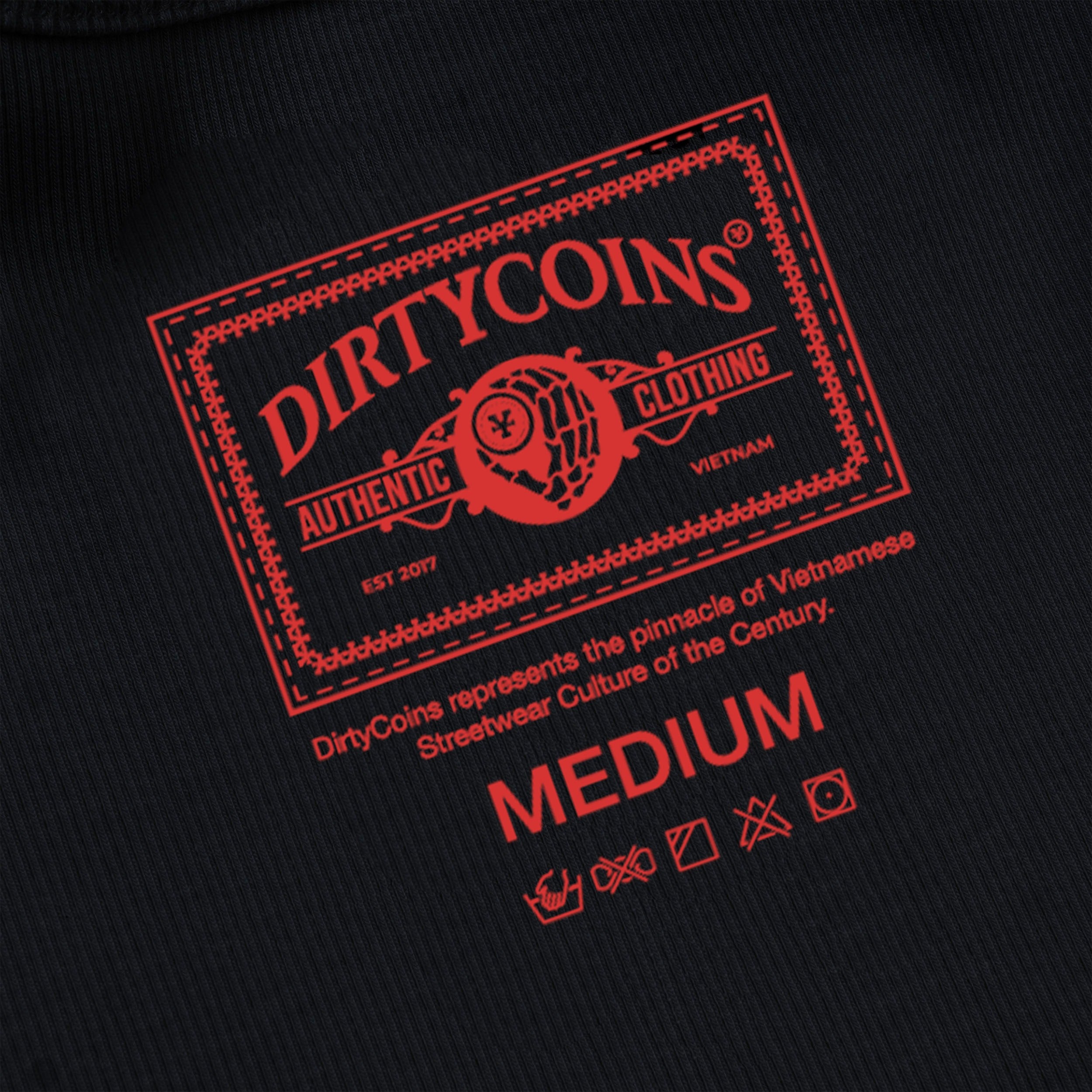 DirtyCoins Printed Label Tank Top