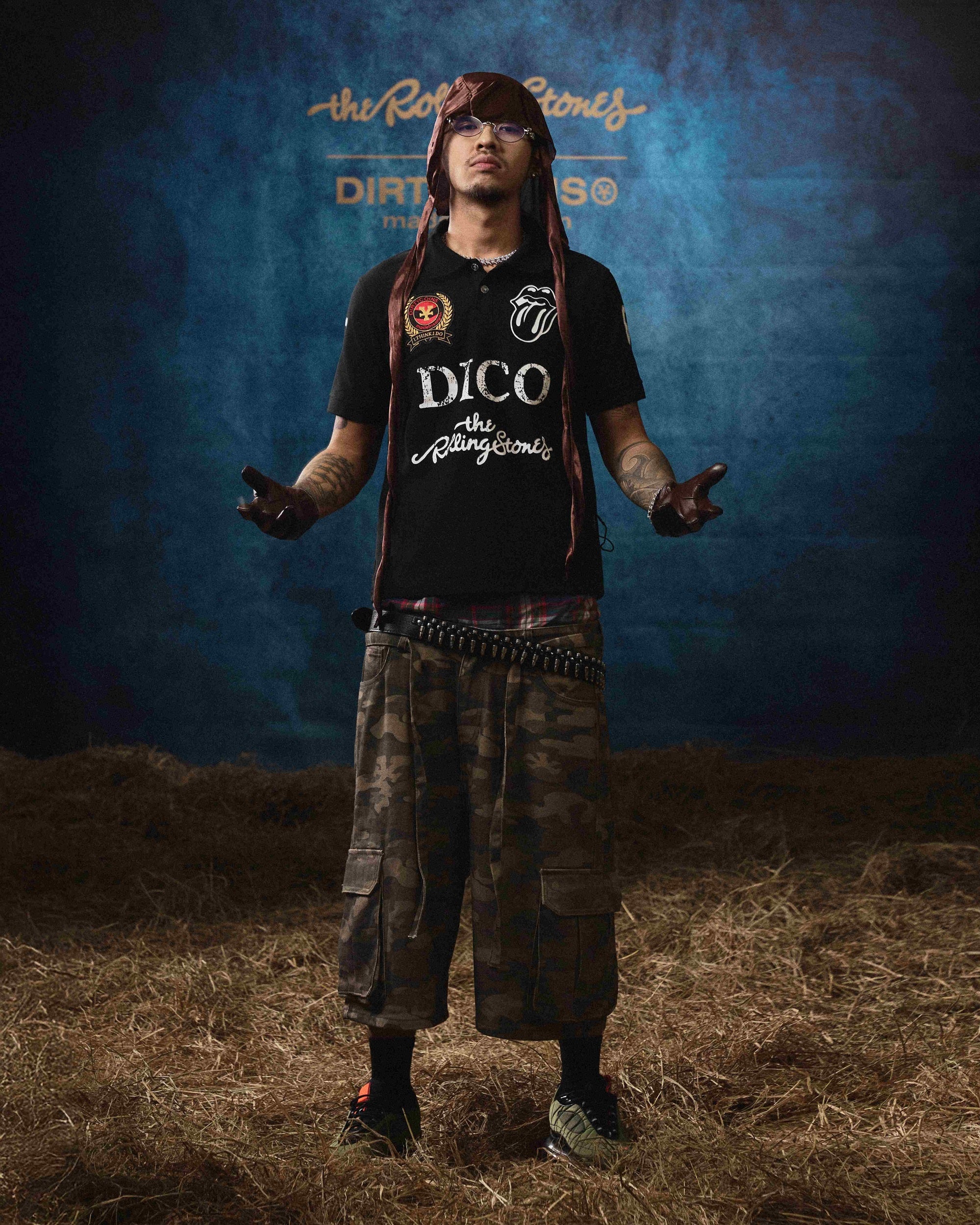 DCxRS Classic Patches Polo Black