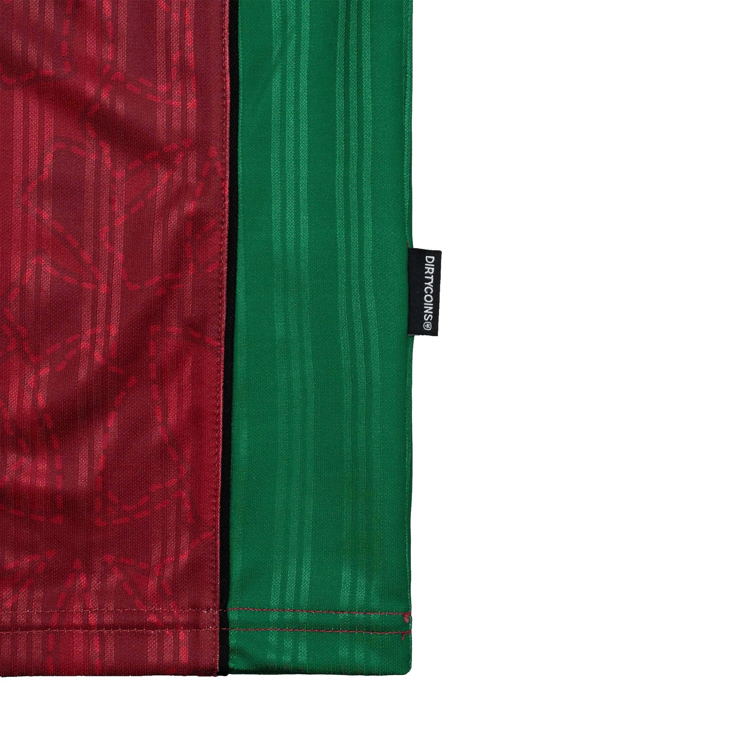 DirtyCoins Soccer Jersey Dico Seven Red Green