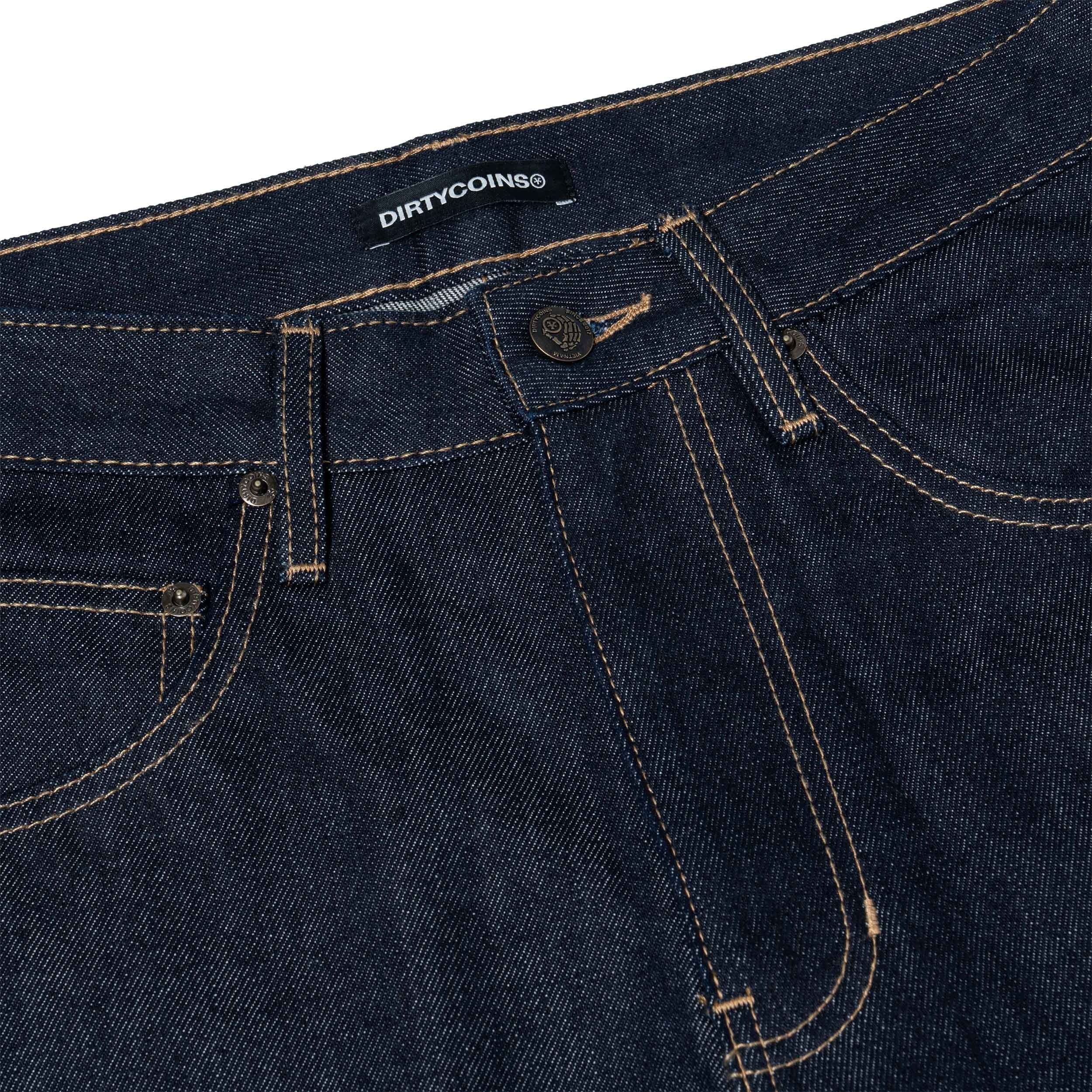 DCxRS Logo Embroidery Raw Denim