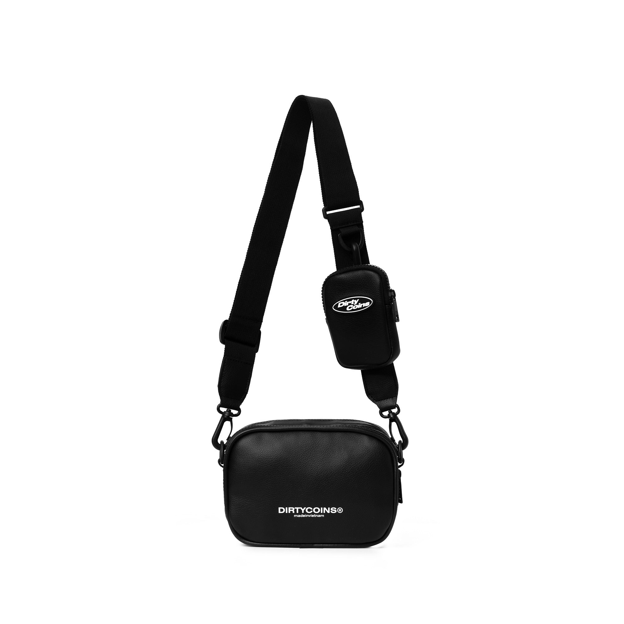 DirtyCoins Logo Crossbody Bag - Black