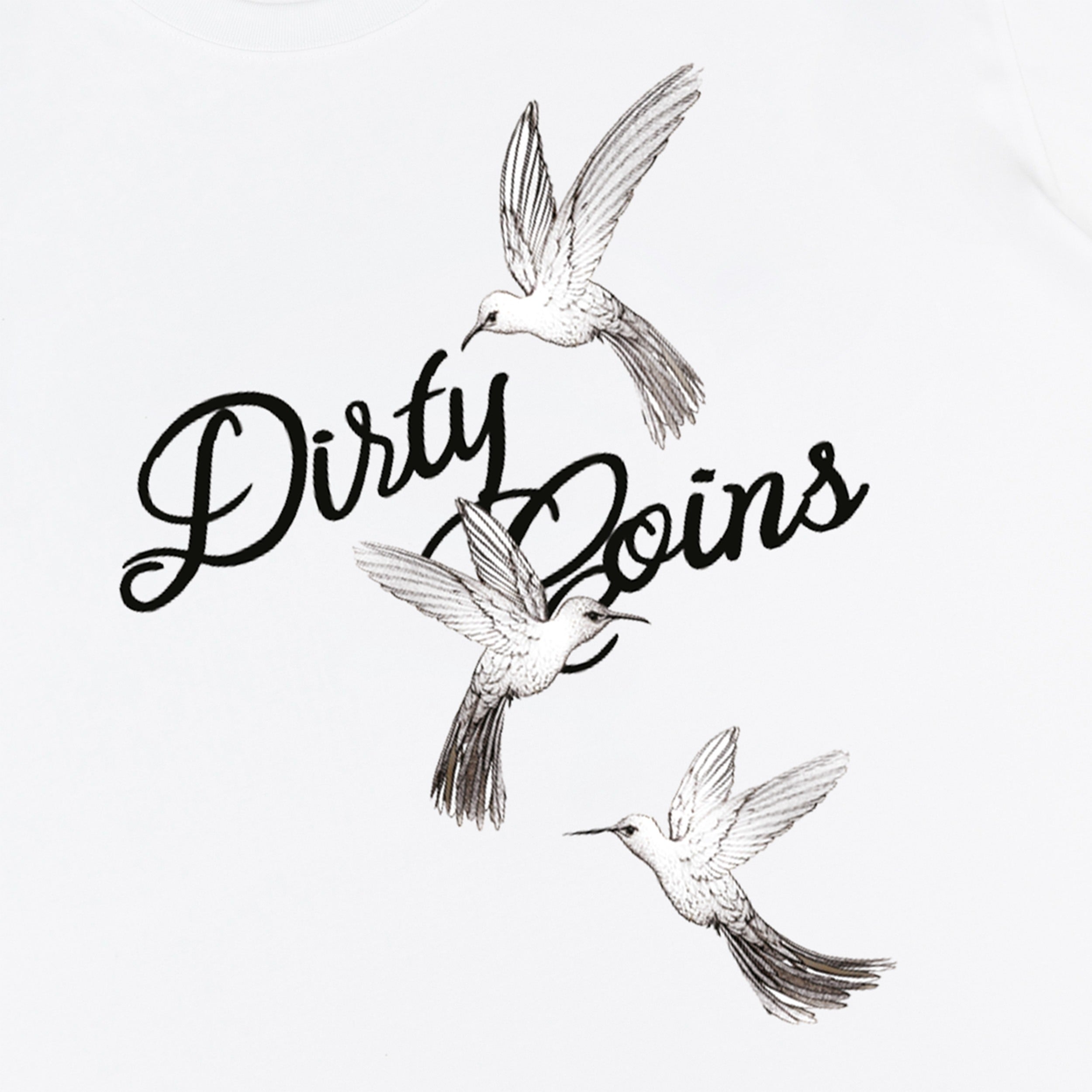 DirtyCoins With Colibri T-Shirt White