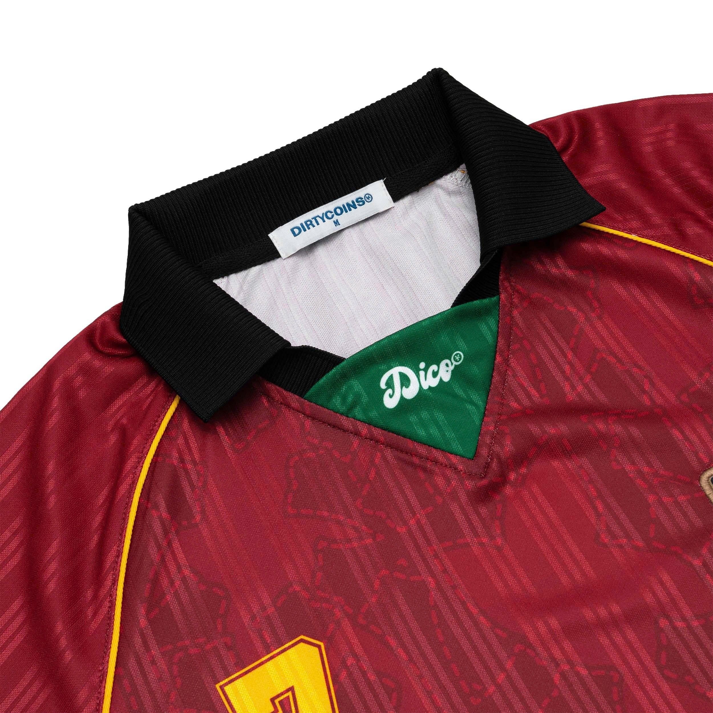 DirtyCoins Soccer Jersey Dico Seven Red Green