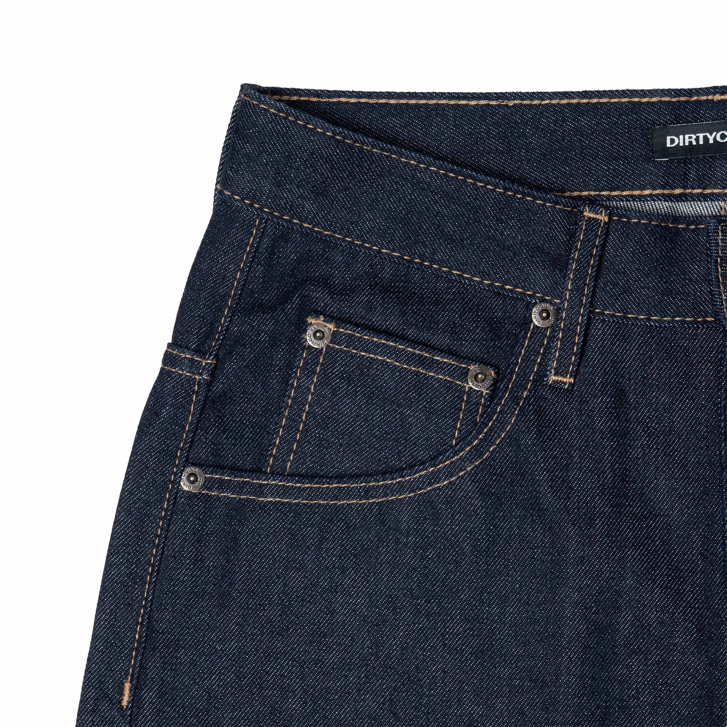 DCxRS Logo Embroidery Raw Denim