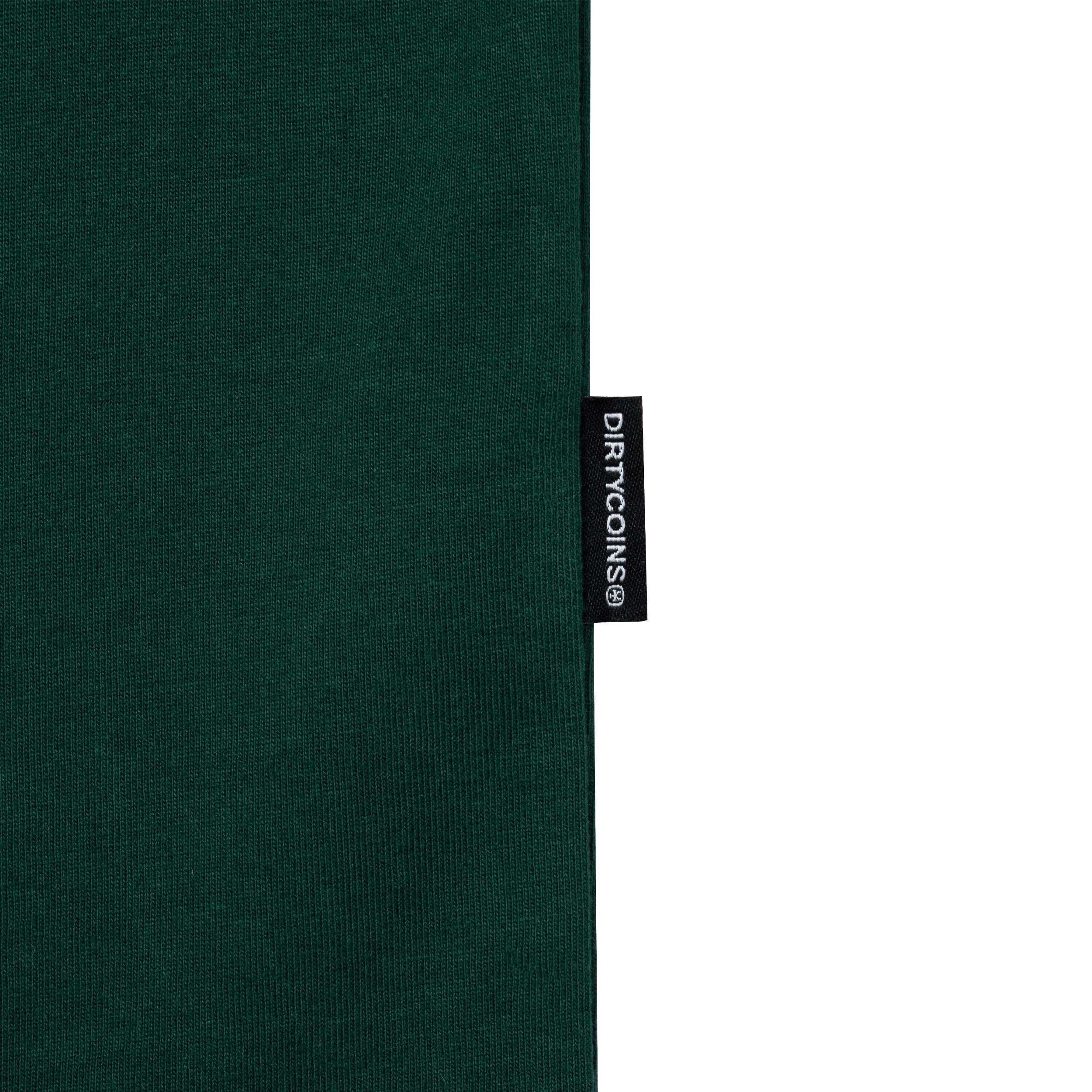 DirtyCoins Western Logo Print T-Shirt Green