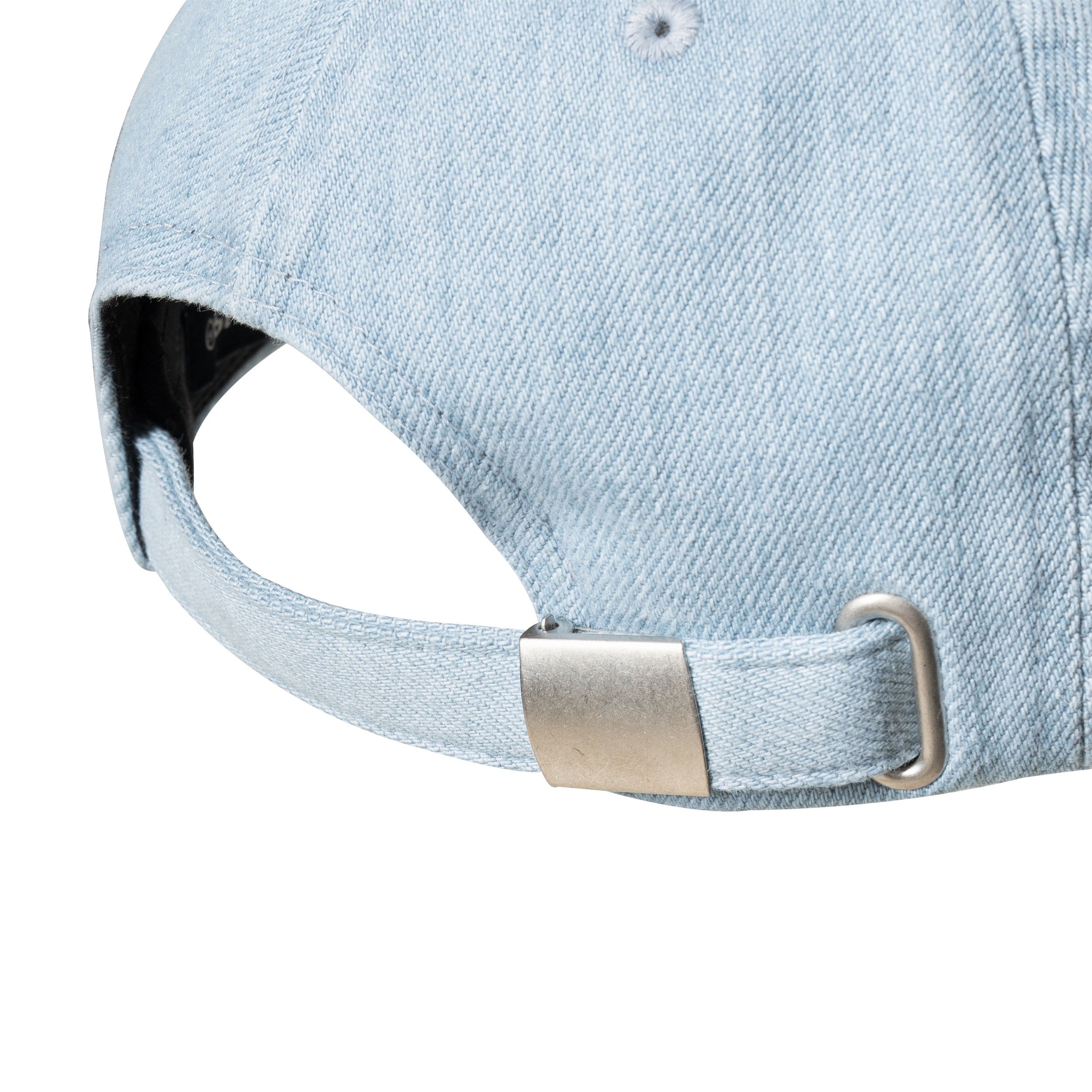 Cap Denim Washed Logo Embroidery