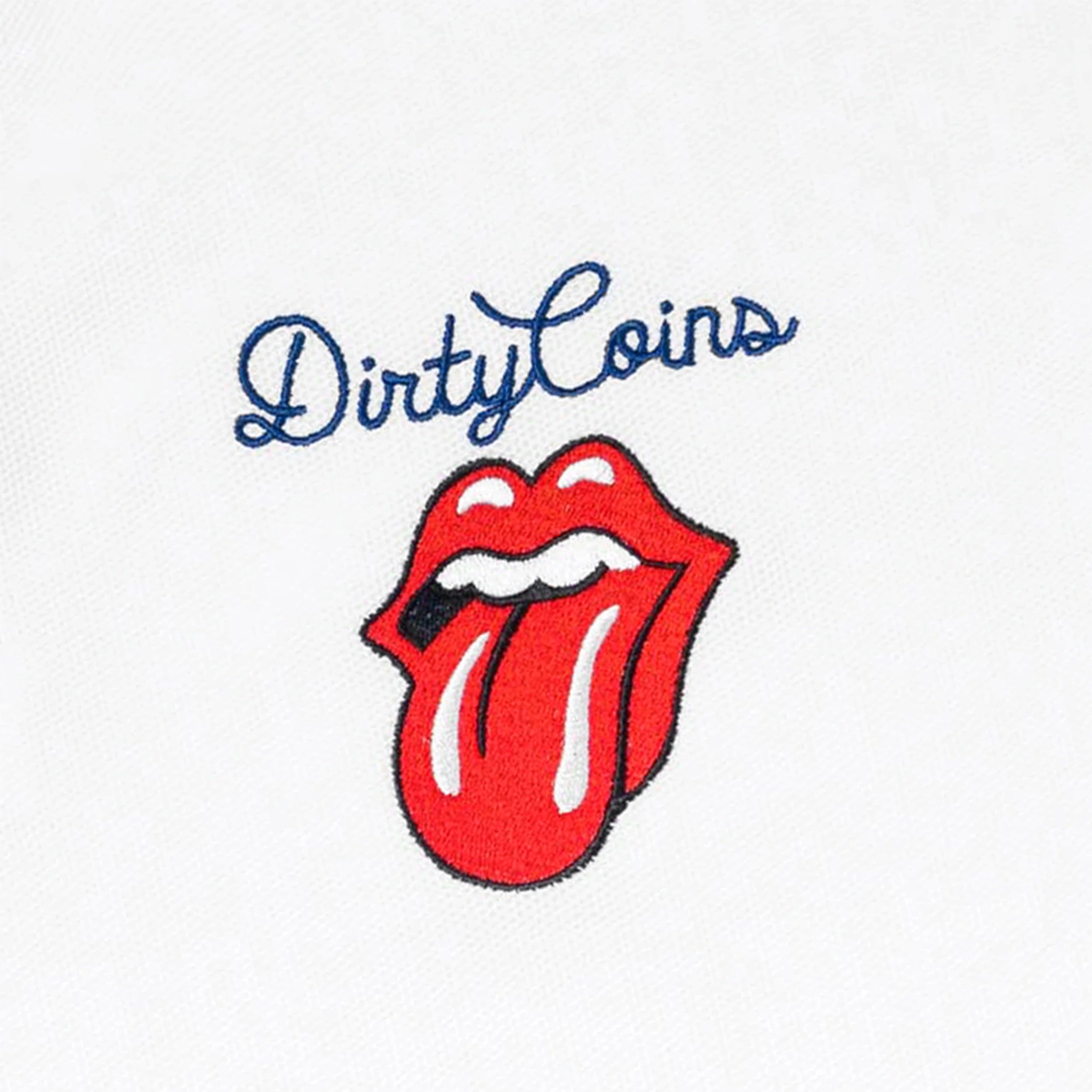 DCxRS Embroidery Logo Polo White