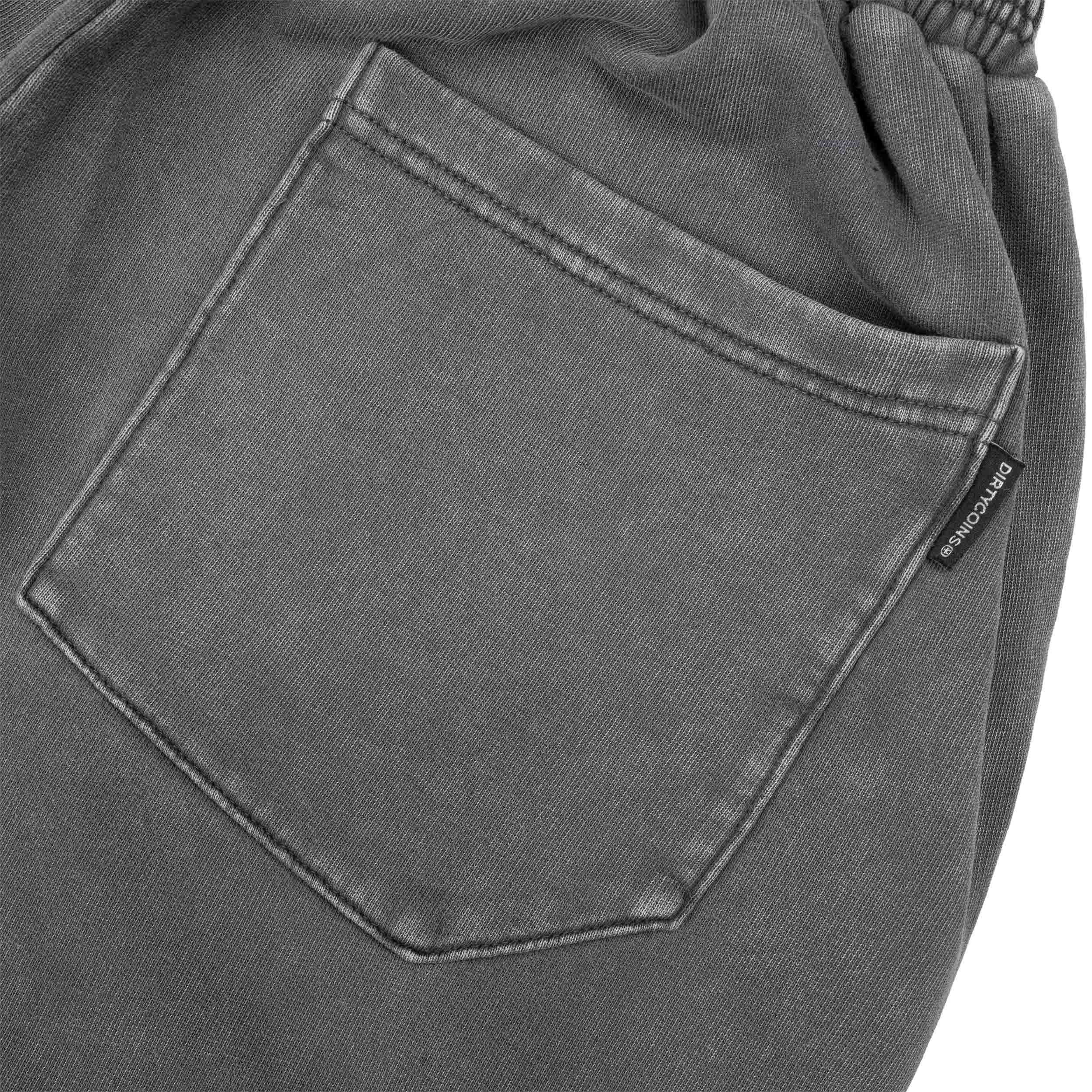 DCxRS Sheriff Print Faded Sweatpants Black