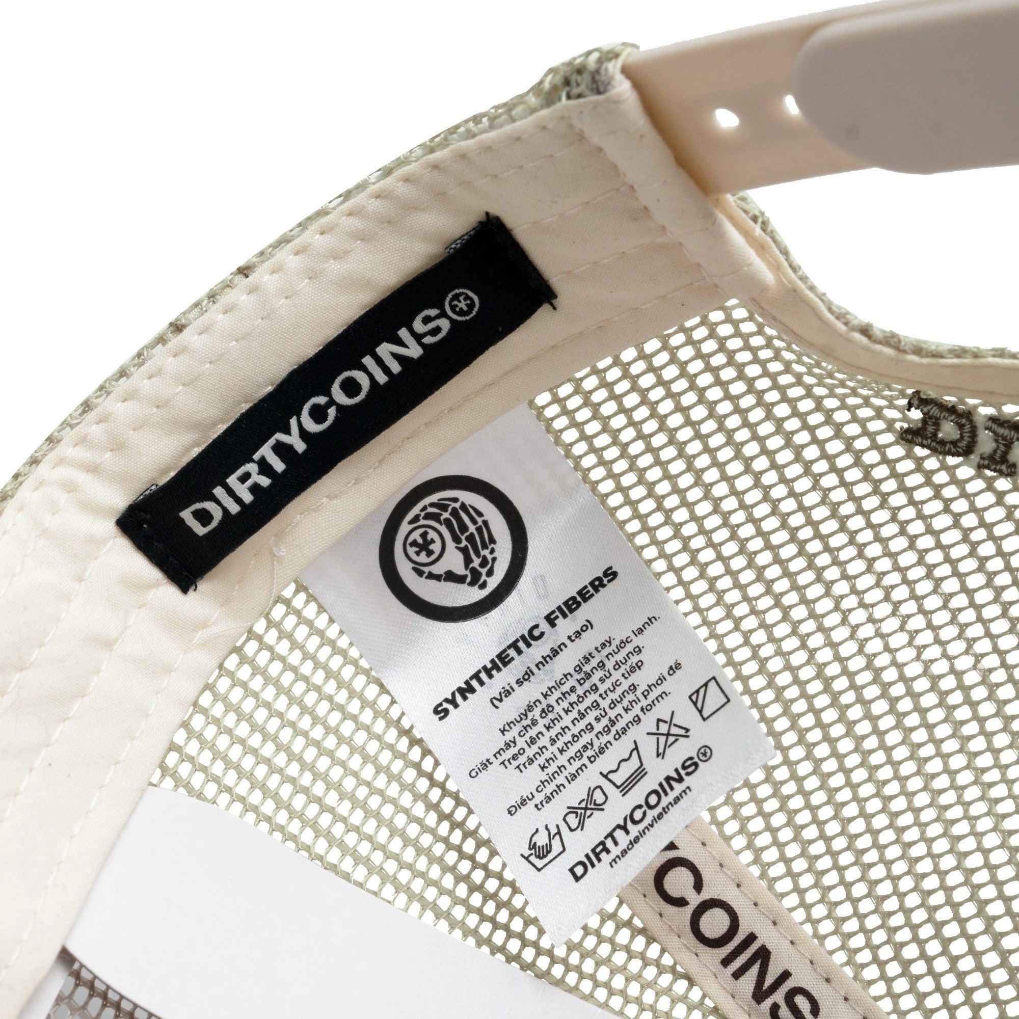 DCxRS Cow Printed Mesh Cap Begie