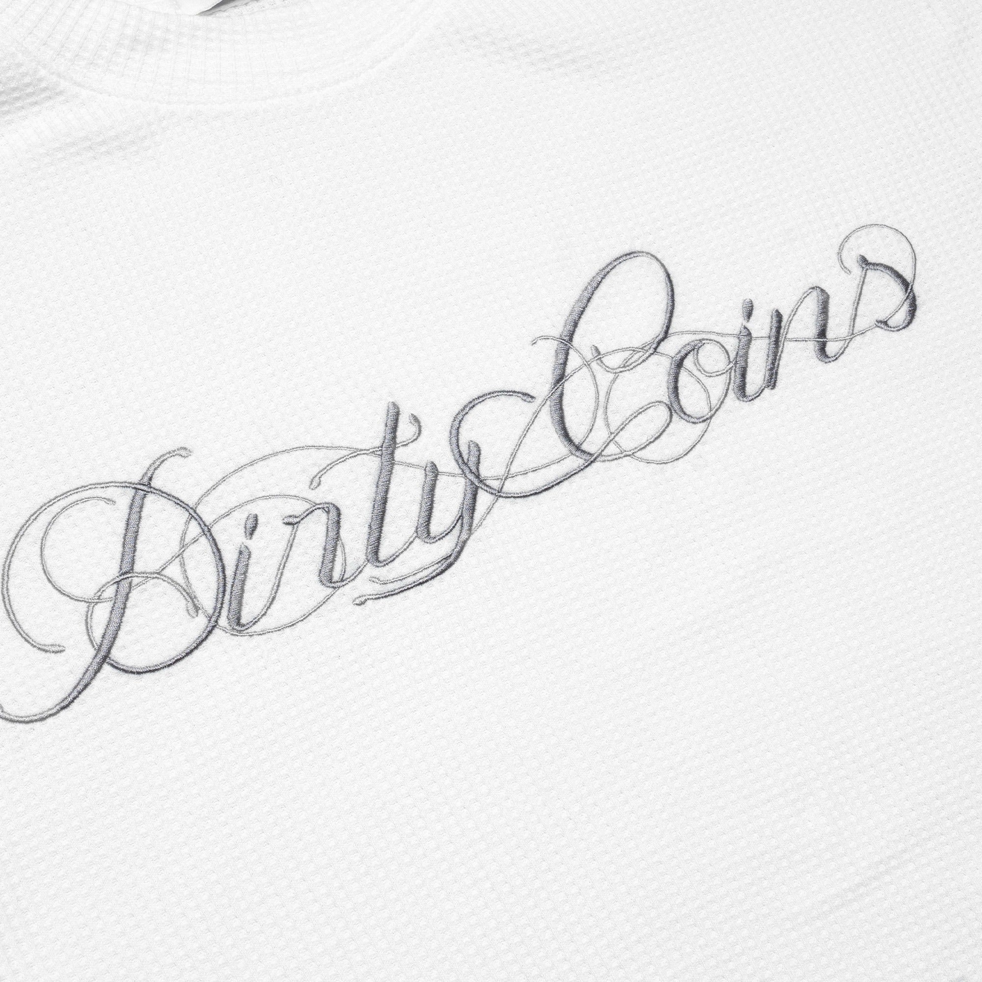 DirtyCoins Script Waffle Long Sleeve T-Shirt