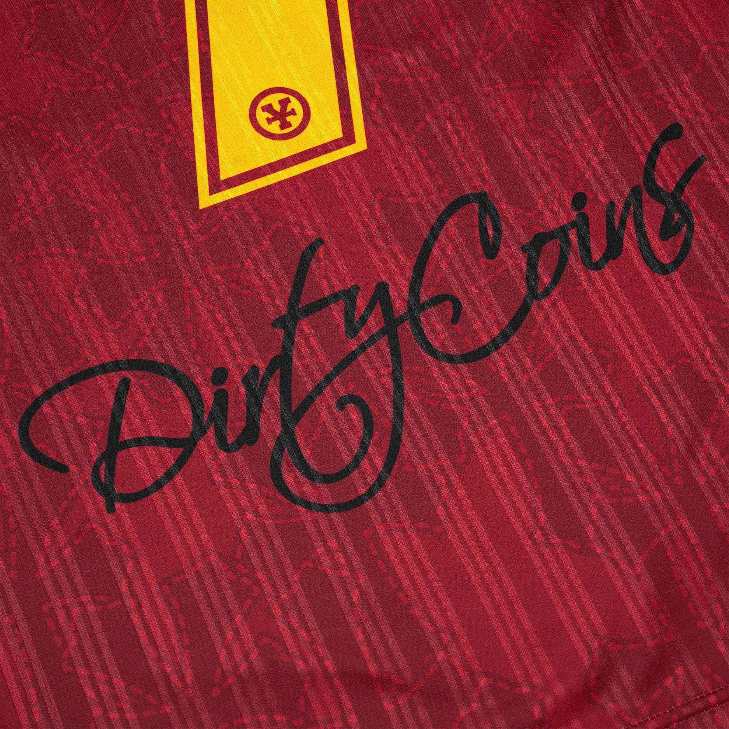 DirtyCoins Soccer Jersey Dico Seven Red Green