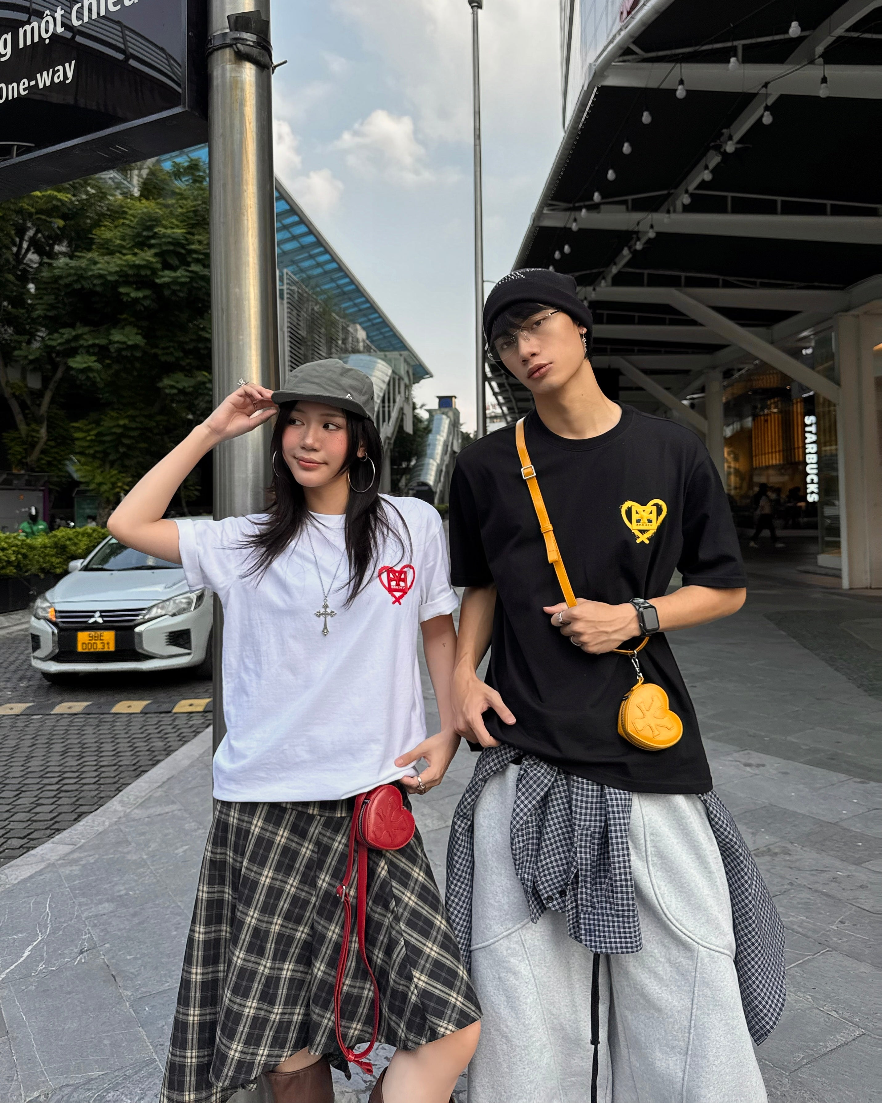 DirtyCoins Patch In Heart T-Shirt