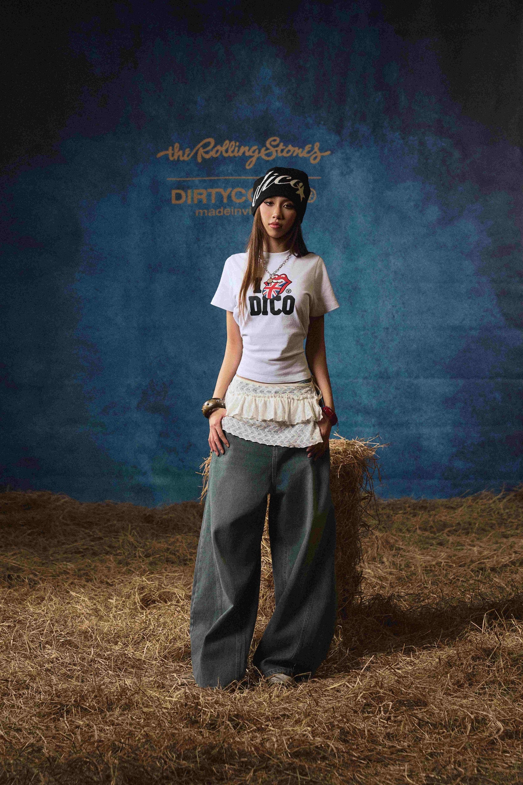 DCxRS UK Tongue Regular Baby Tee