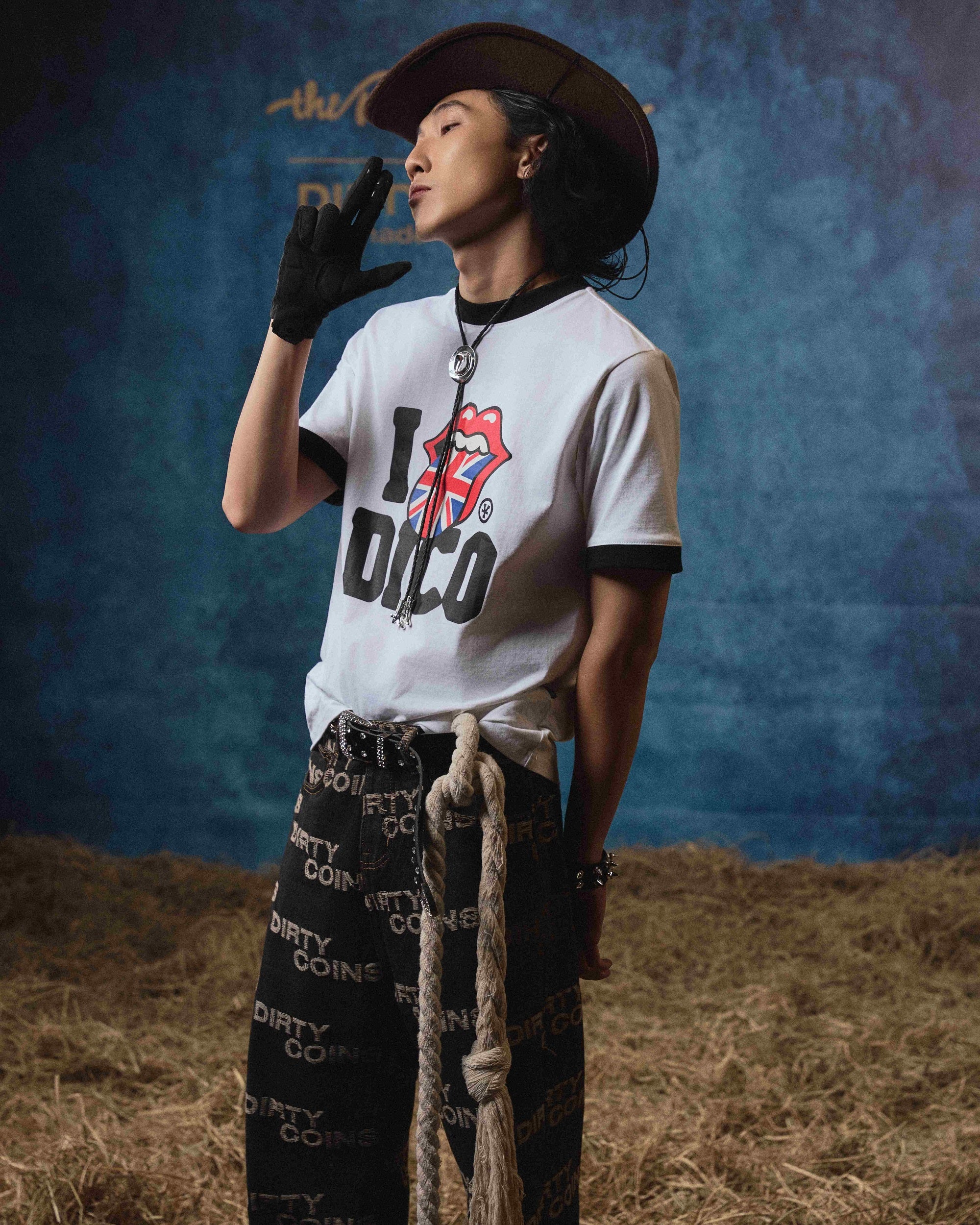 DCxRS UK Tongue Ringer Tee White