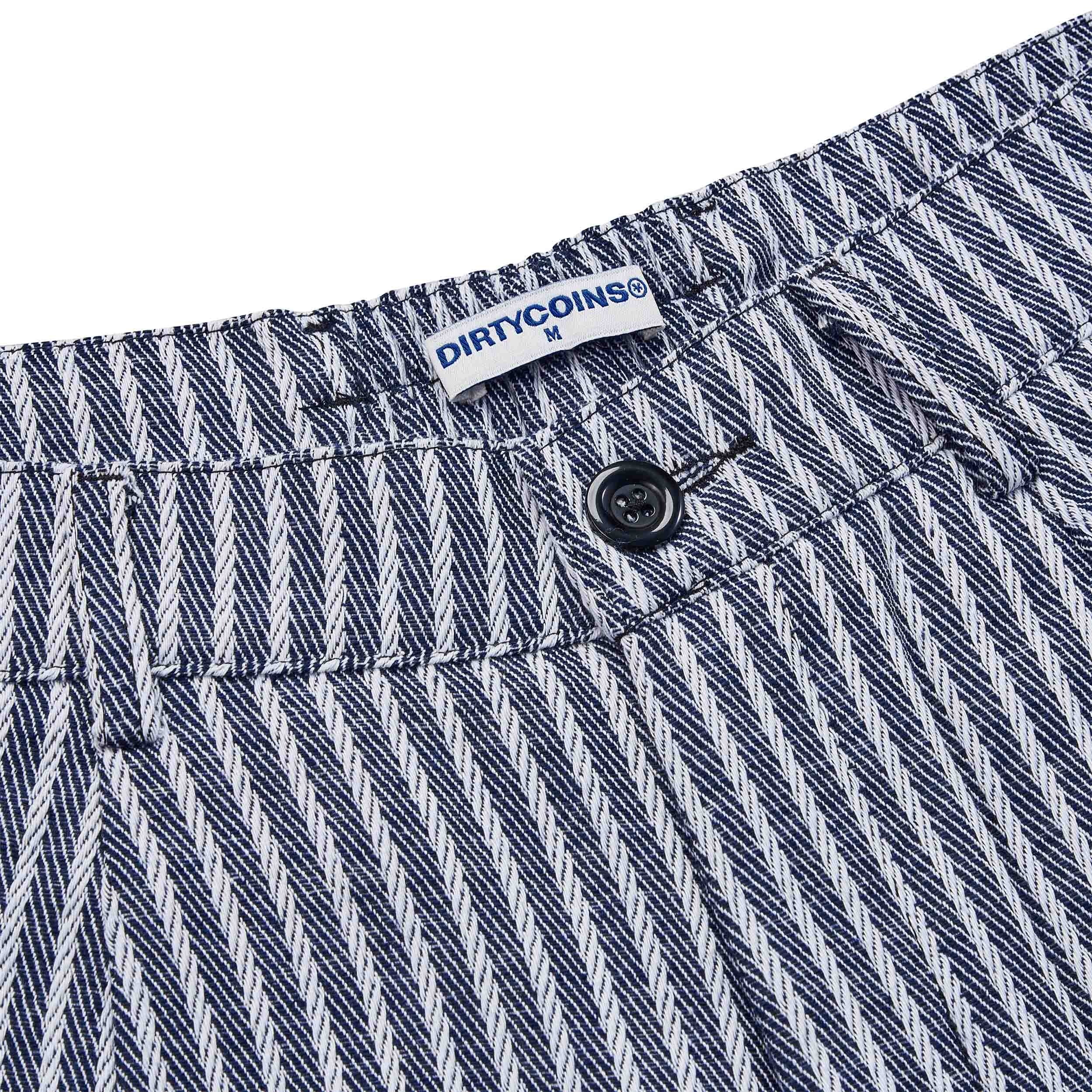 DirtyCoins Striped Maple Leaf Shorts