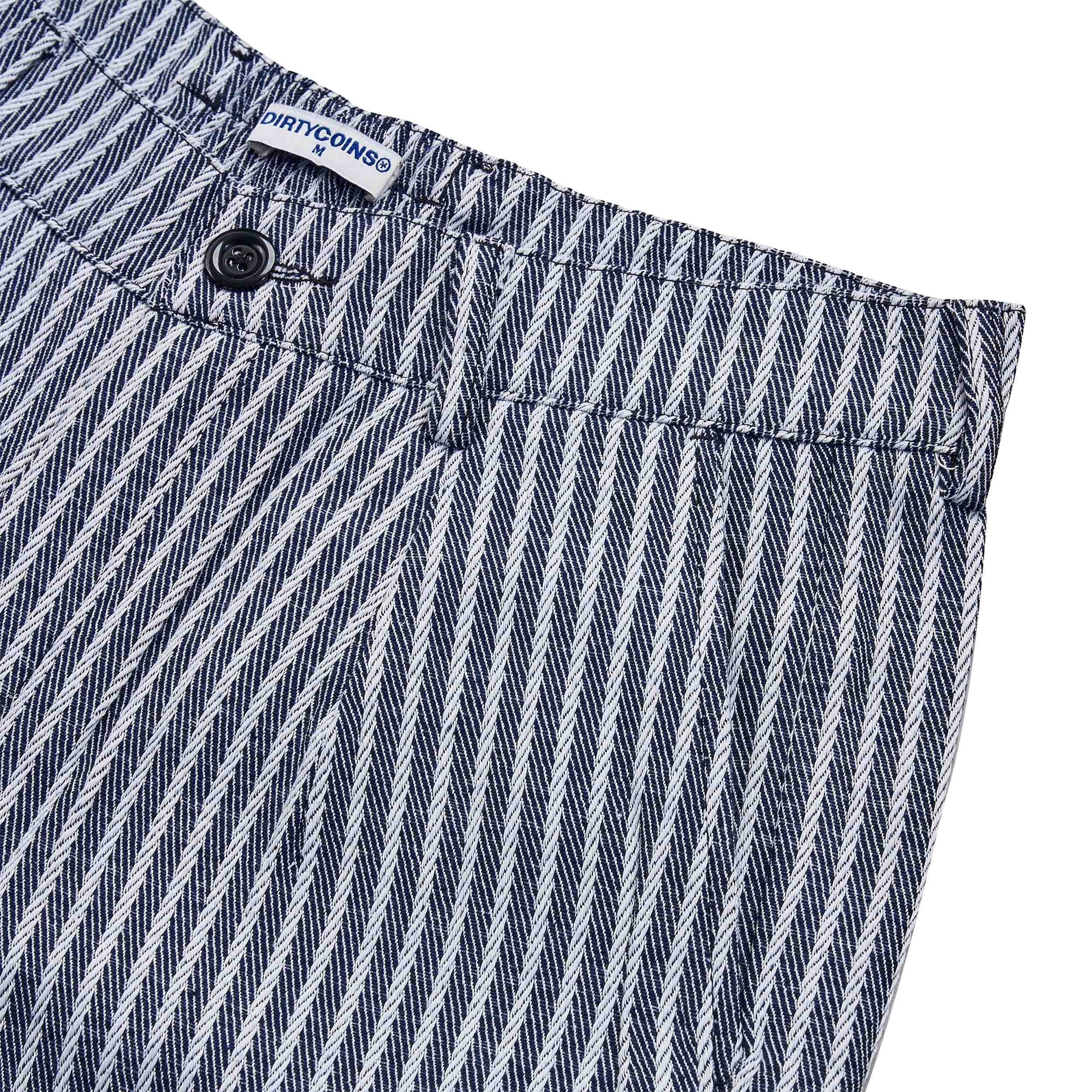 DirtyCoins Striped Maple Leaf Shorts