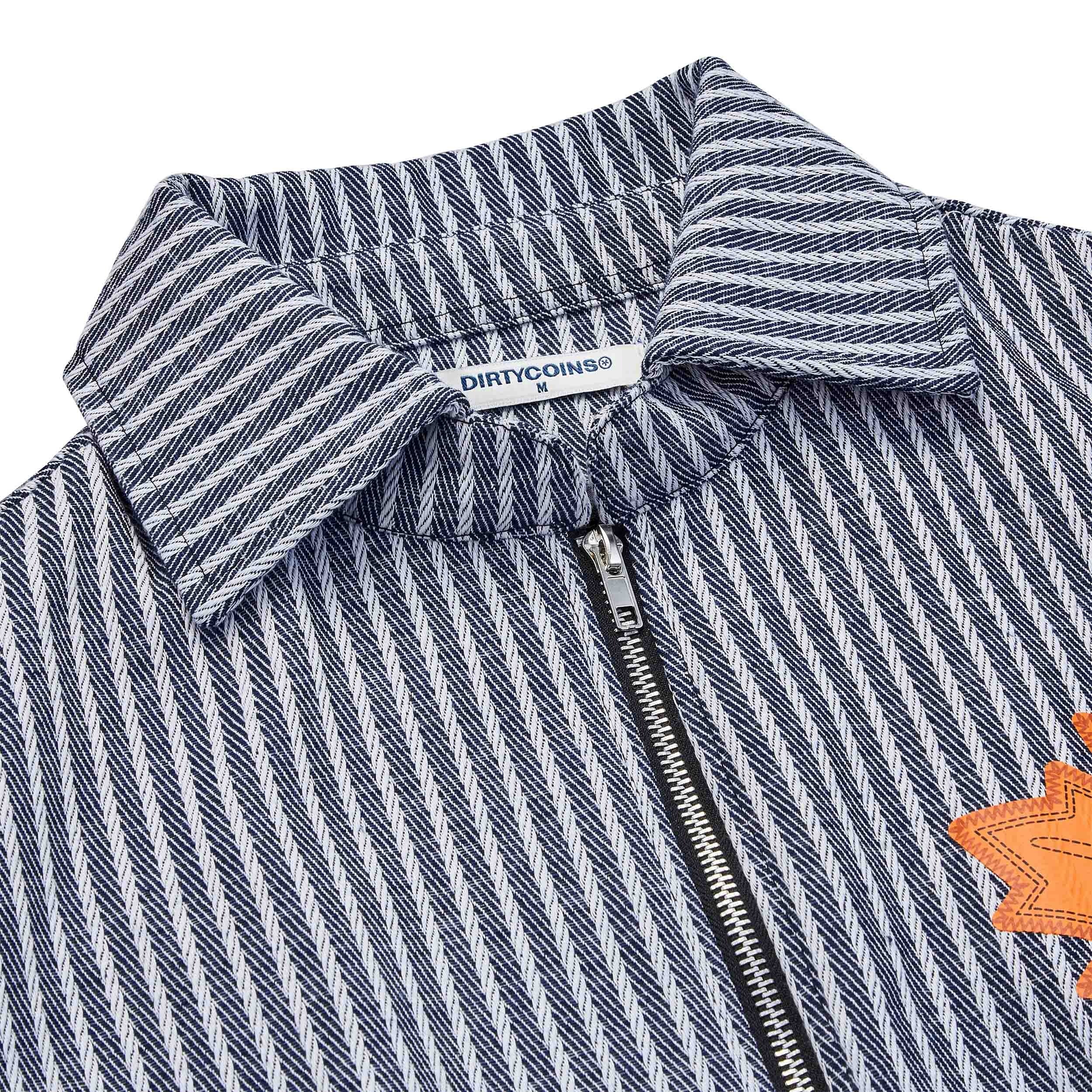 Combo Bomber Striped Maple Leaf Grey + Striped Maple Leaf Grey Short