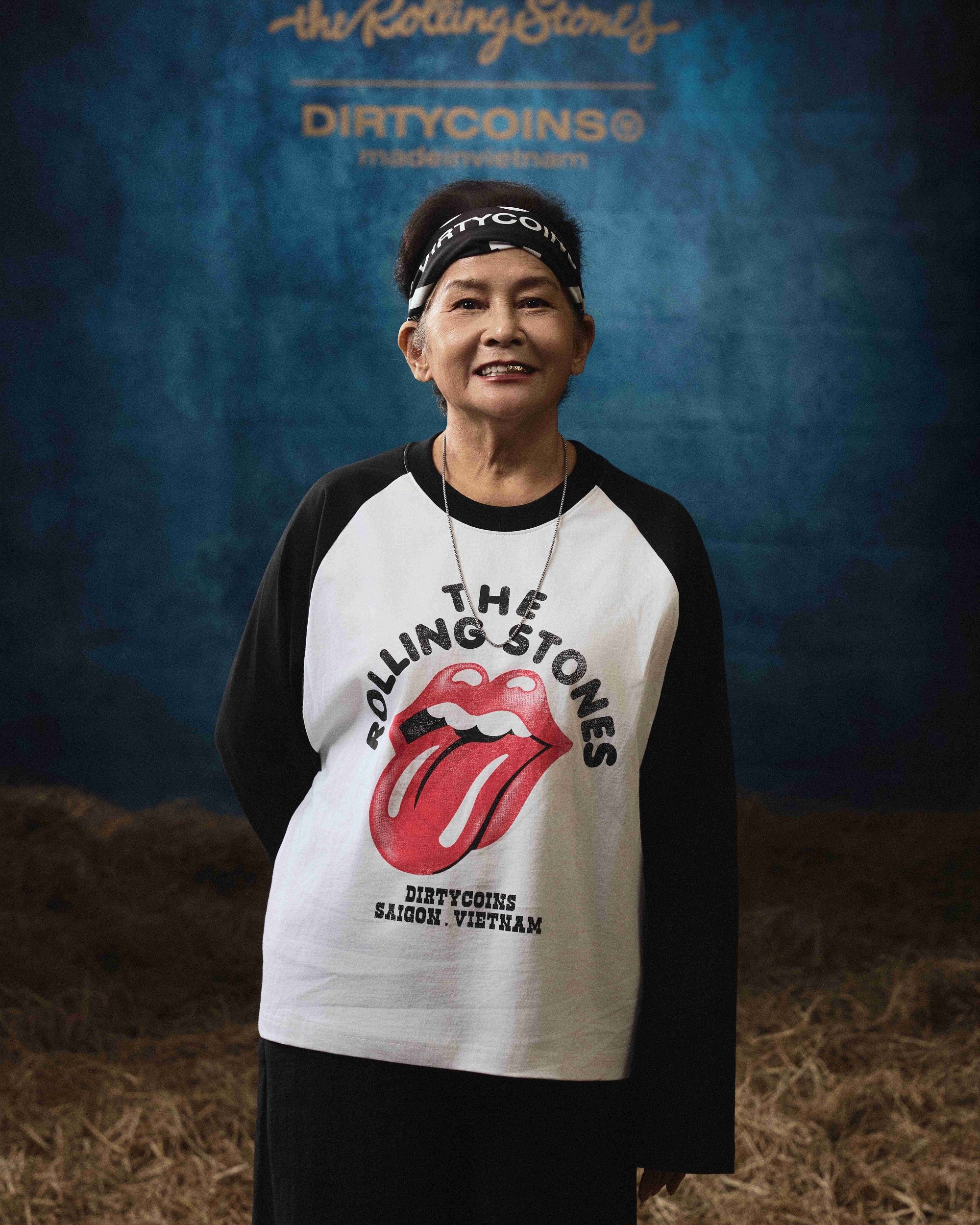 DCxRS Faded Print Raglan LS T-Shirt