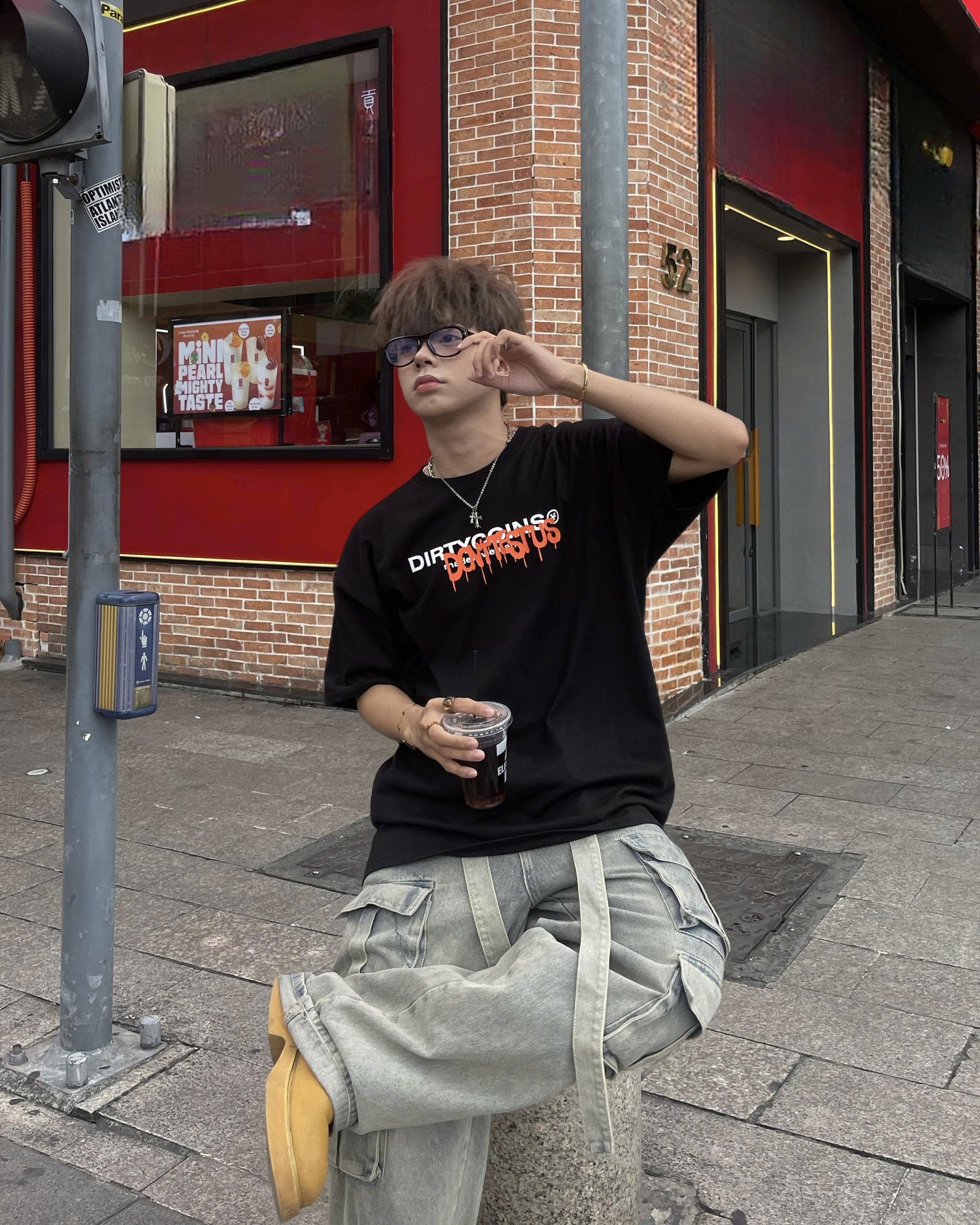 DirtyCoins Spray Logo T-Shirt